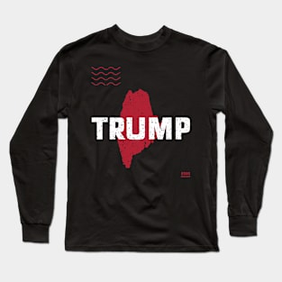 Trump Maine 2020 - Red Wave, Red State Long Sleeve T-Shirt